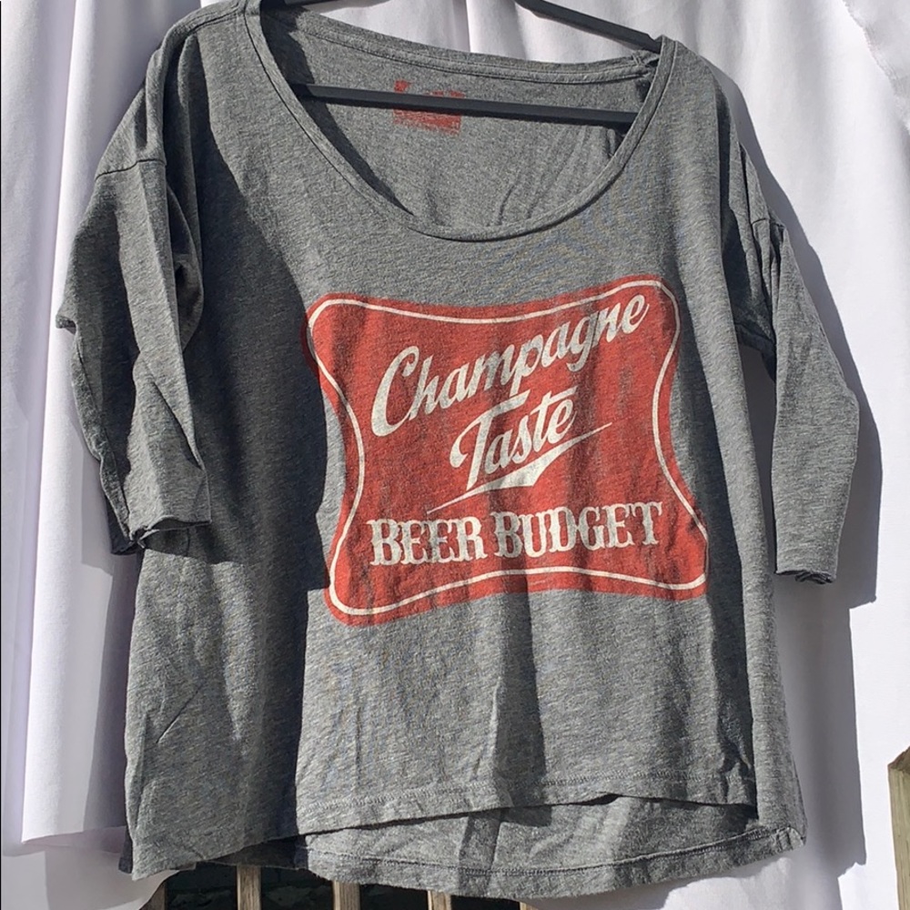 Local Celebrity off the shoulder T-shirt